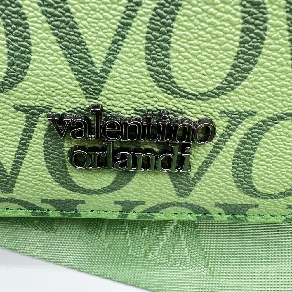 Valentino Orlandi Vivid Green Crossbody Bag
